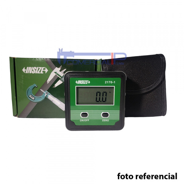 MEDIDOR DIGITAL DE ANGULOS (0.1° = 1,745MM/M) INSIZE - Imagen 2